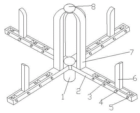 Novel vertical take-up reel