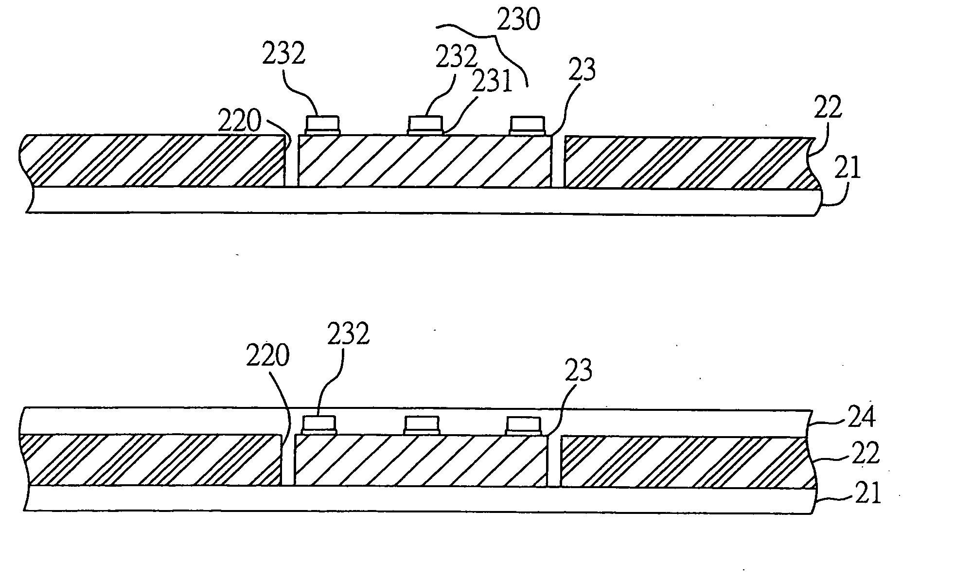 Micro-electronic package structure and method for fabricating the same
