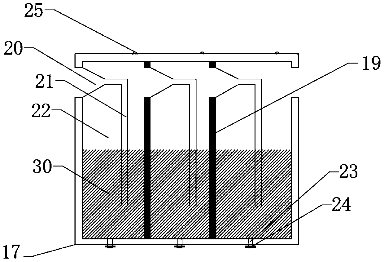 Underground building box type air pollution prevention and treatment device