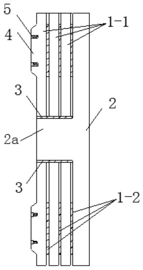 Strip-laying period cushion layer vibration reduction ballast bed