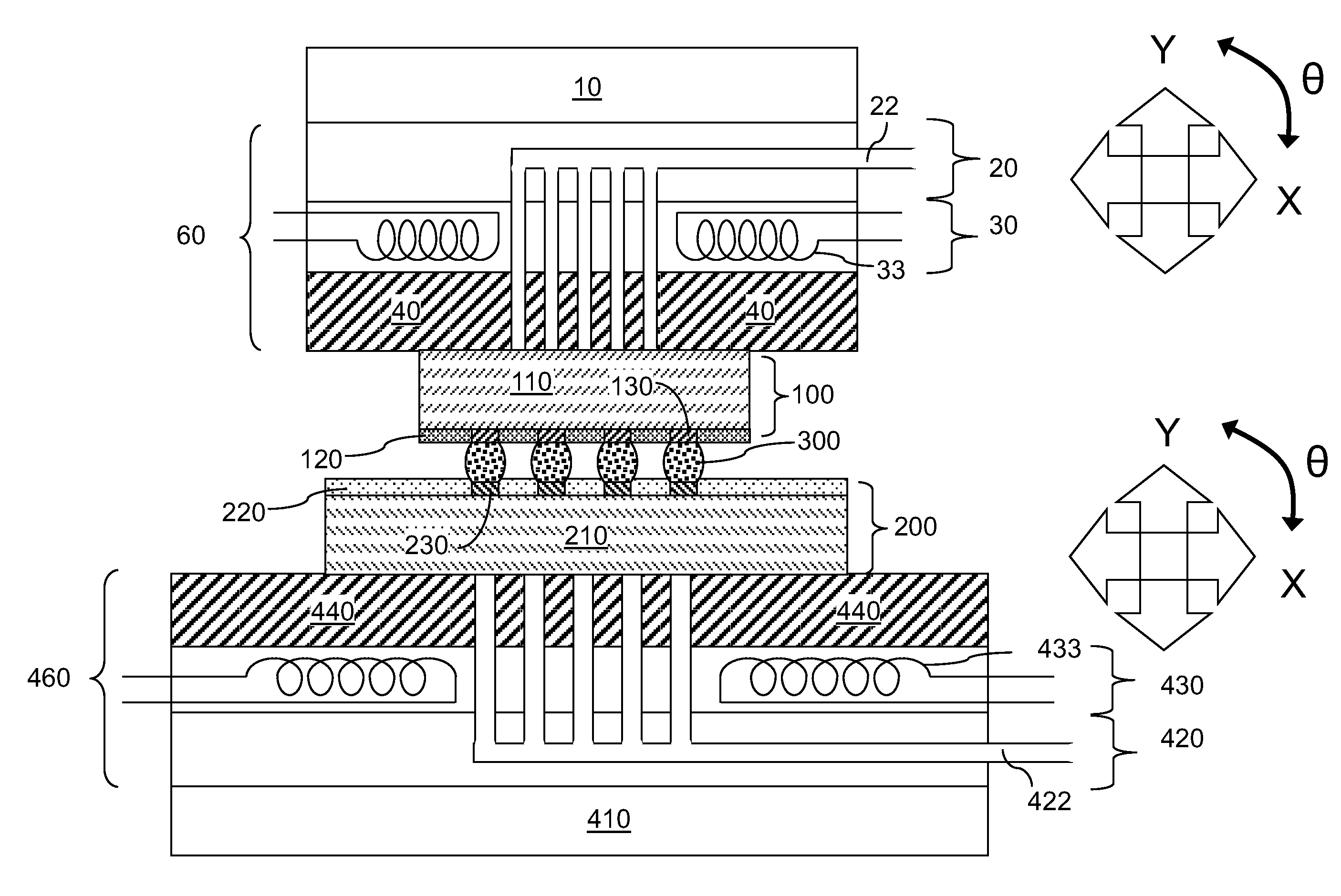 Flip chip assembly method employing post-contact differential heating