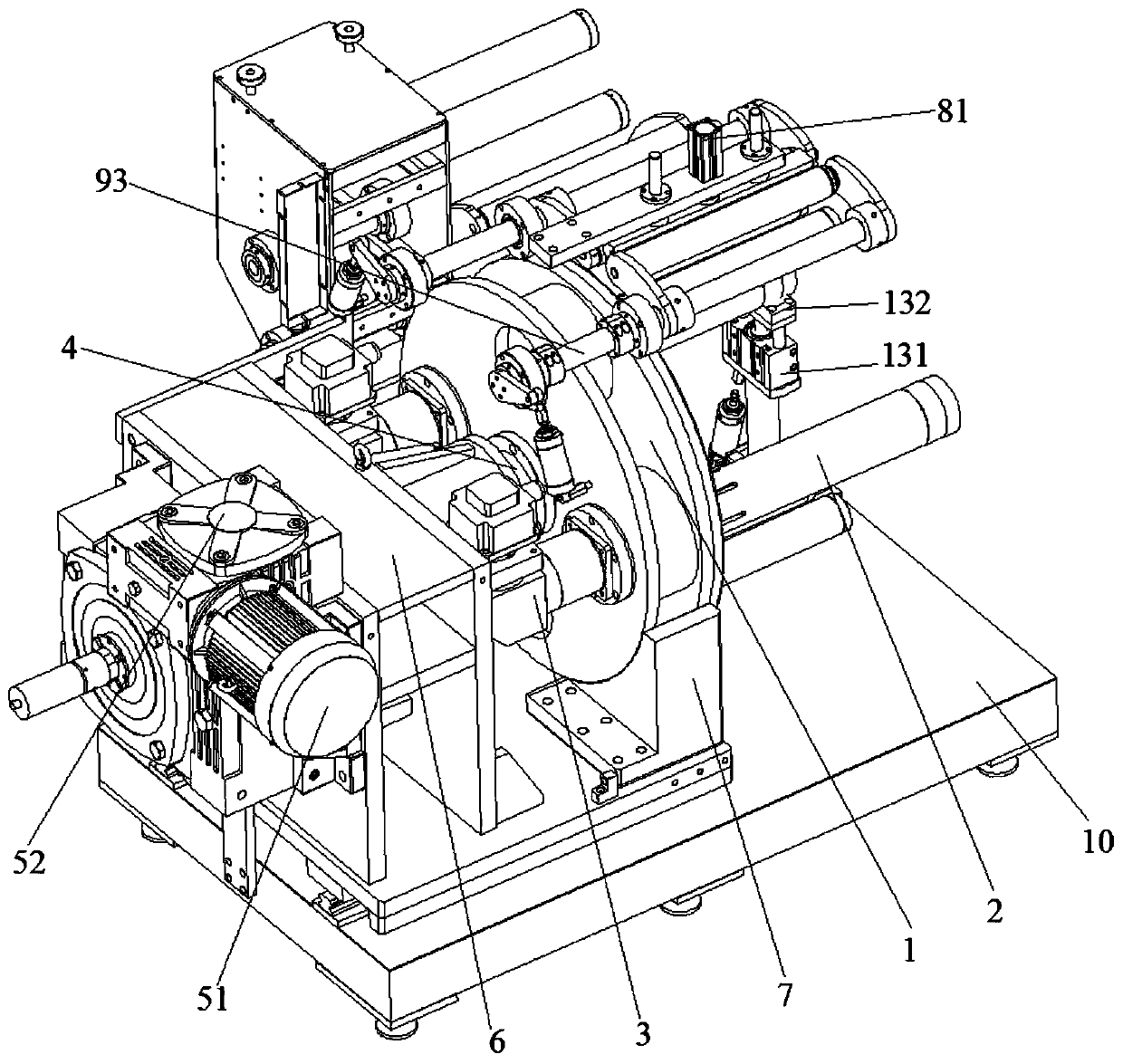 Direct-connection cantilever-type self-reel-changing reeling and unreeling device