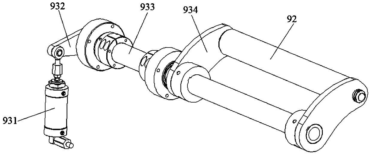 Direct-connection cantilever-type self-reel-changing reeling and unreeling device