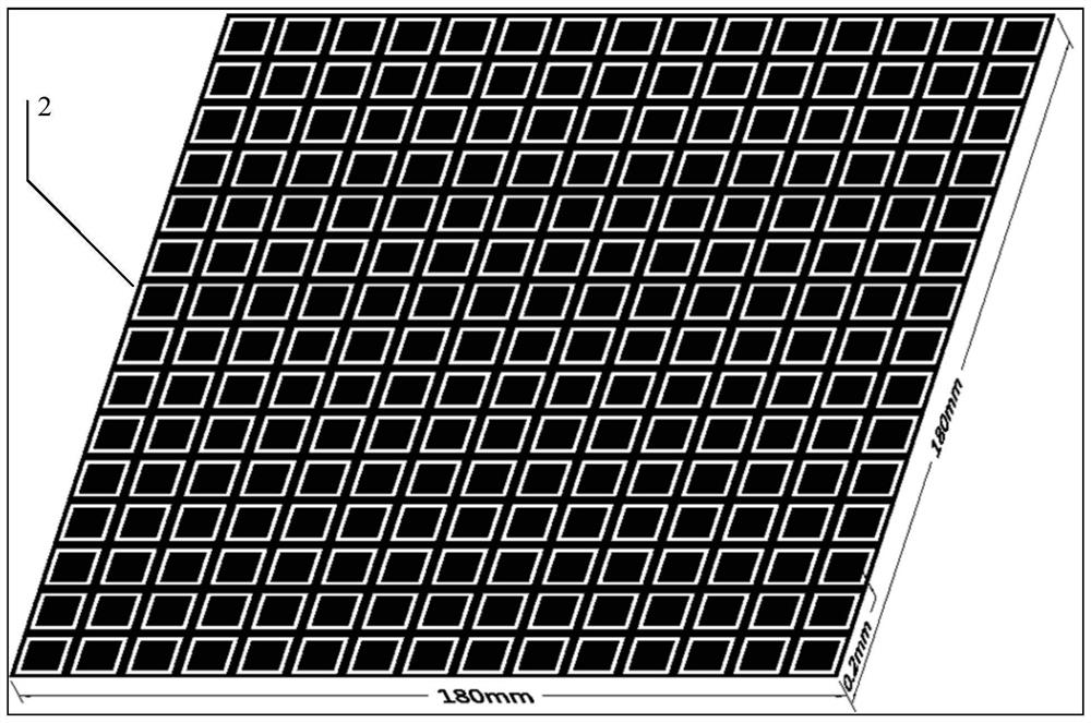 A kind of metamaterial structure and preparation method thereof