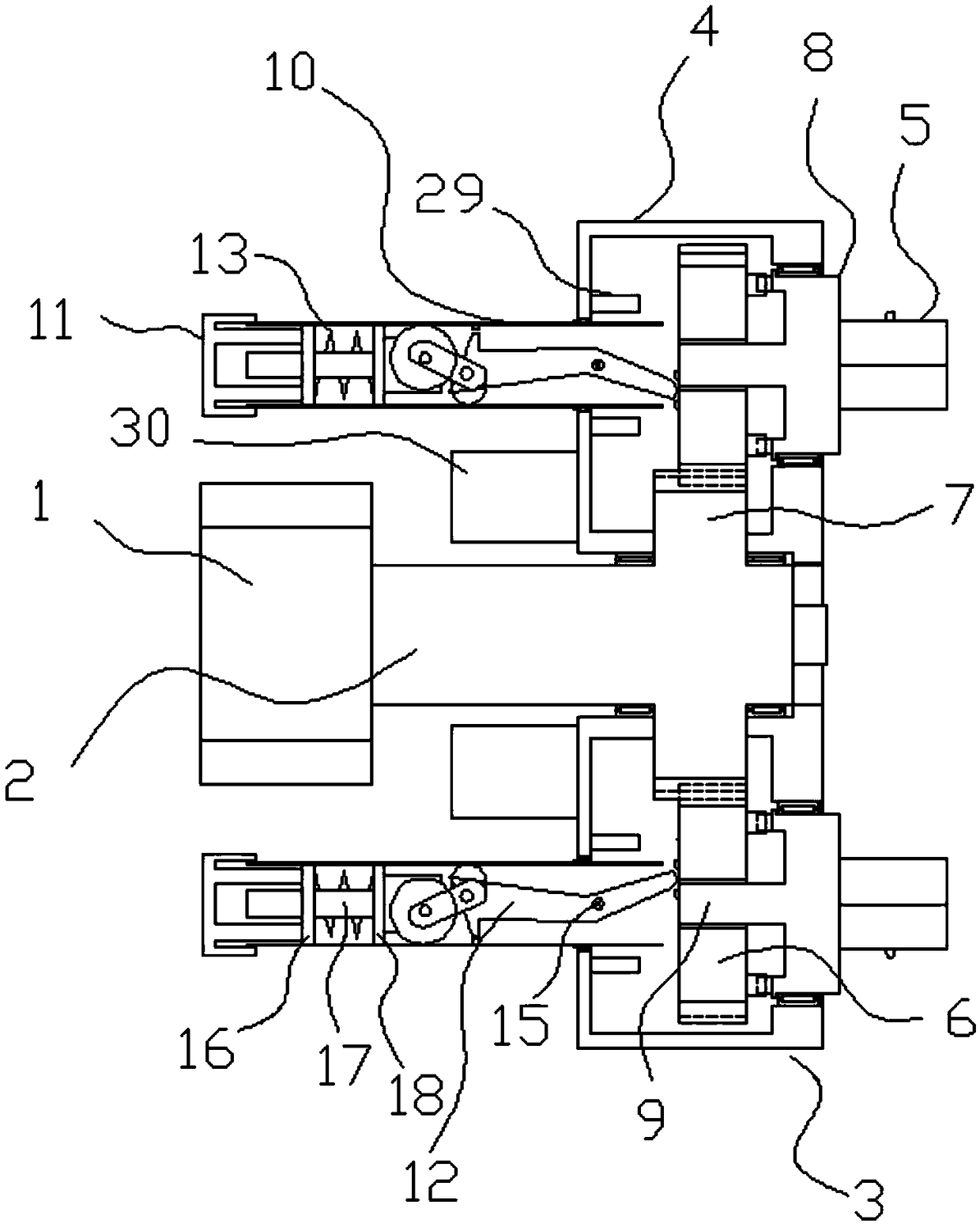 A tire nut fastening device