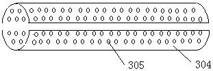 A circle calibration and fixing device for heat-shrinkable tubes of automobile battery cables