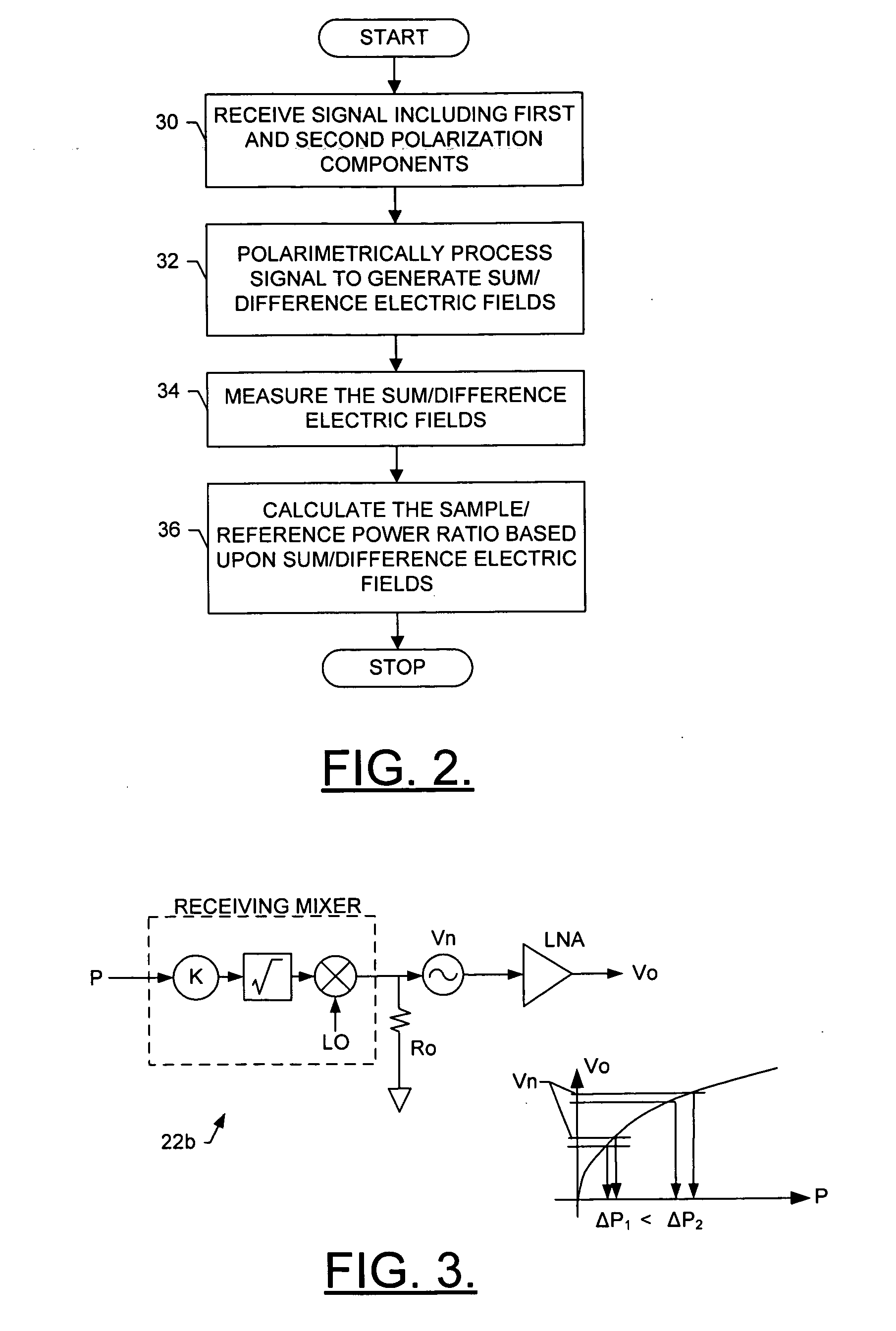 System and method for power ratio determination with common mode suppression through electric field differencing