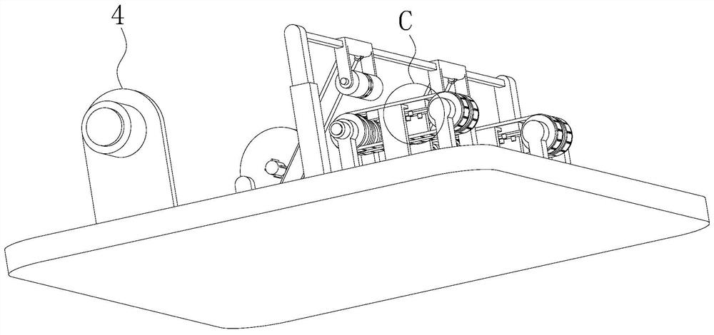 A kind of non-woven fabric production segmentation, winding integrated processing equipment