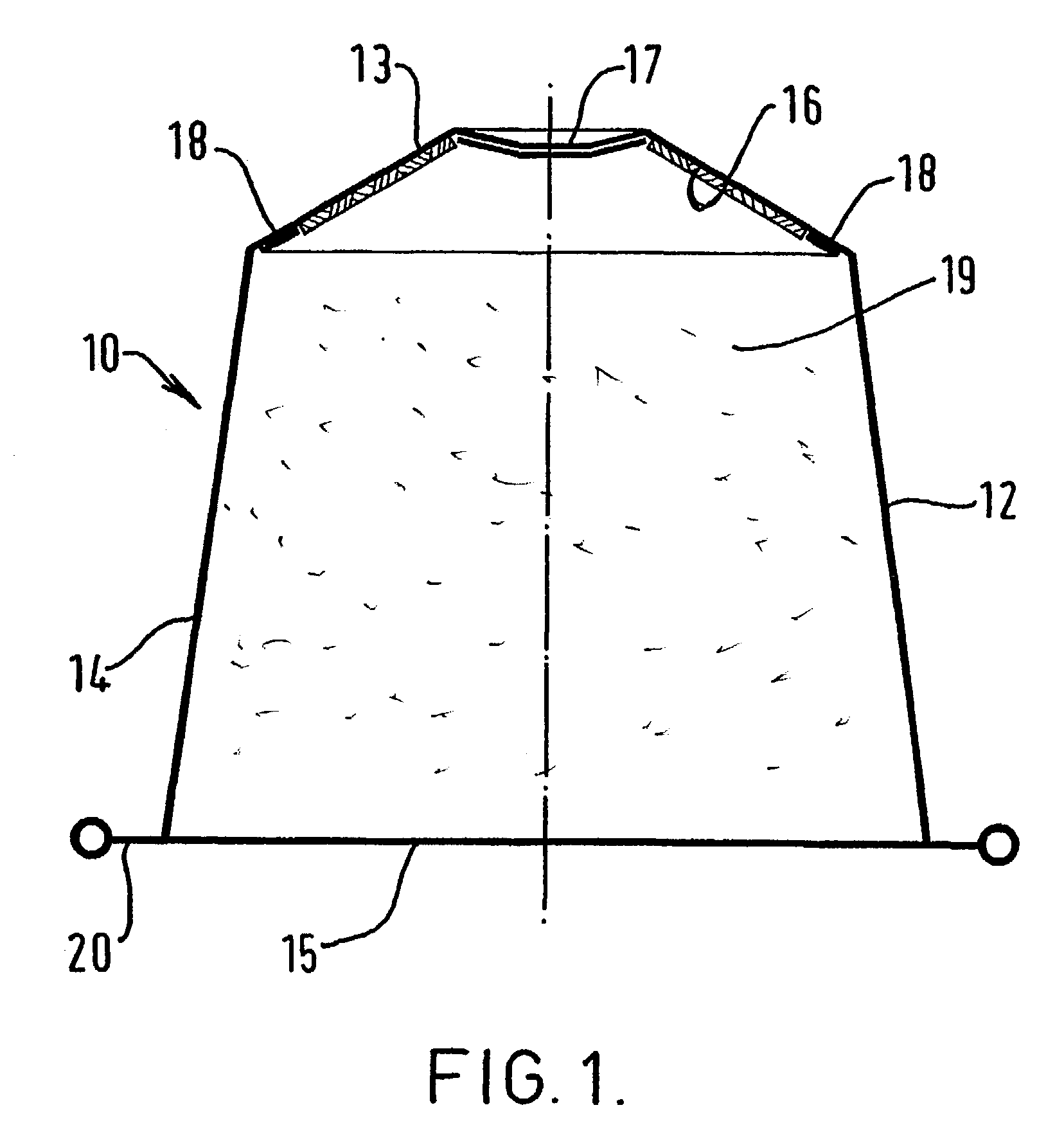 Closed cartridge for preparing a beverage for extraction under pressure