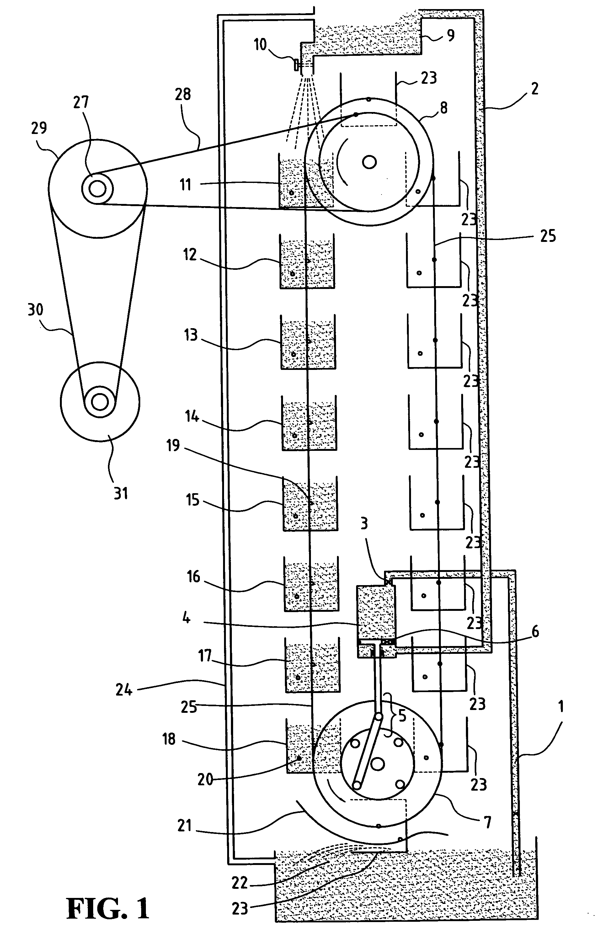 Hydraulic power generation system based on water pumping by weight of water