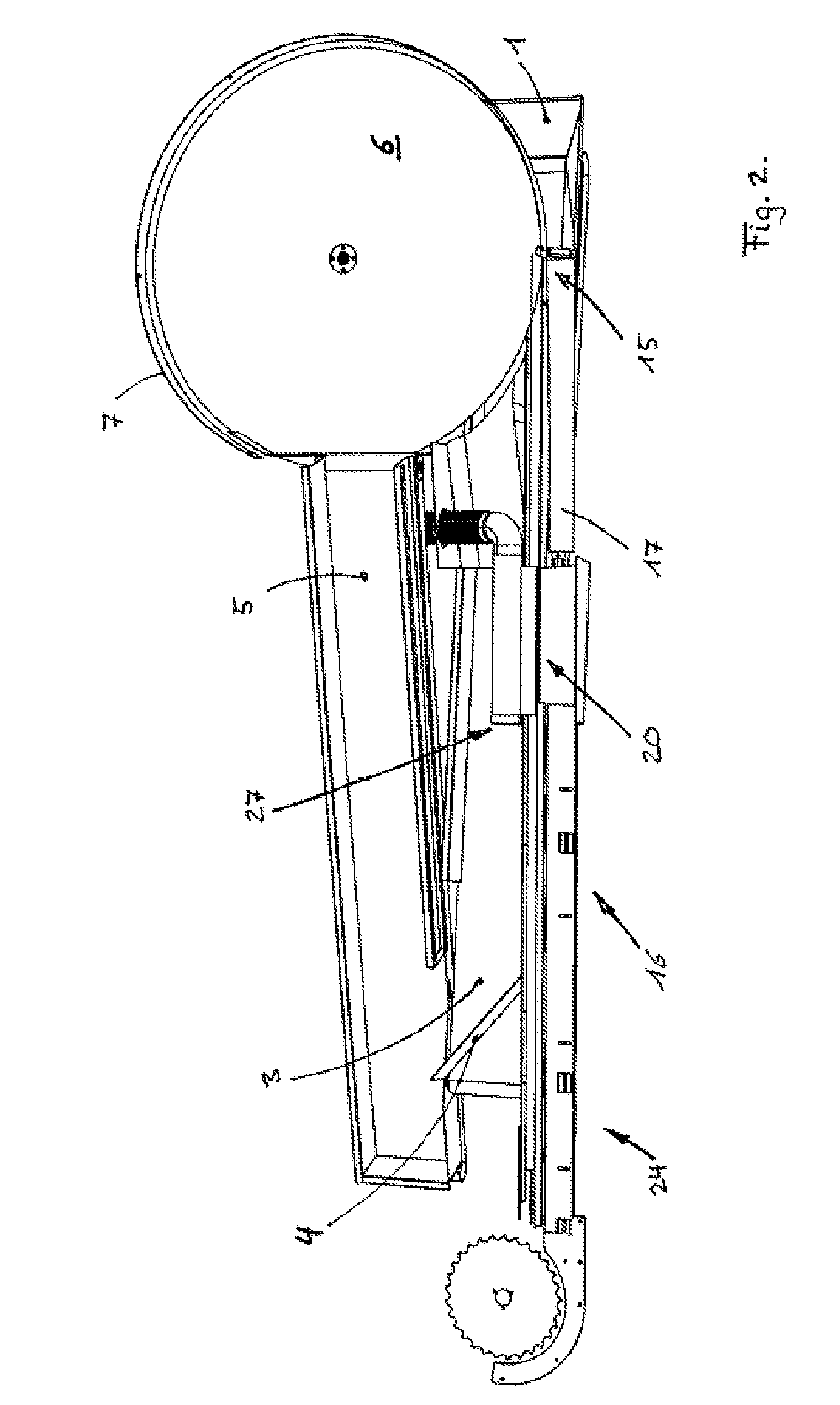 Method and apparatus for transporting articles to a station