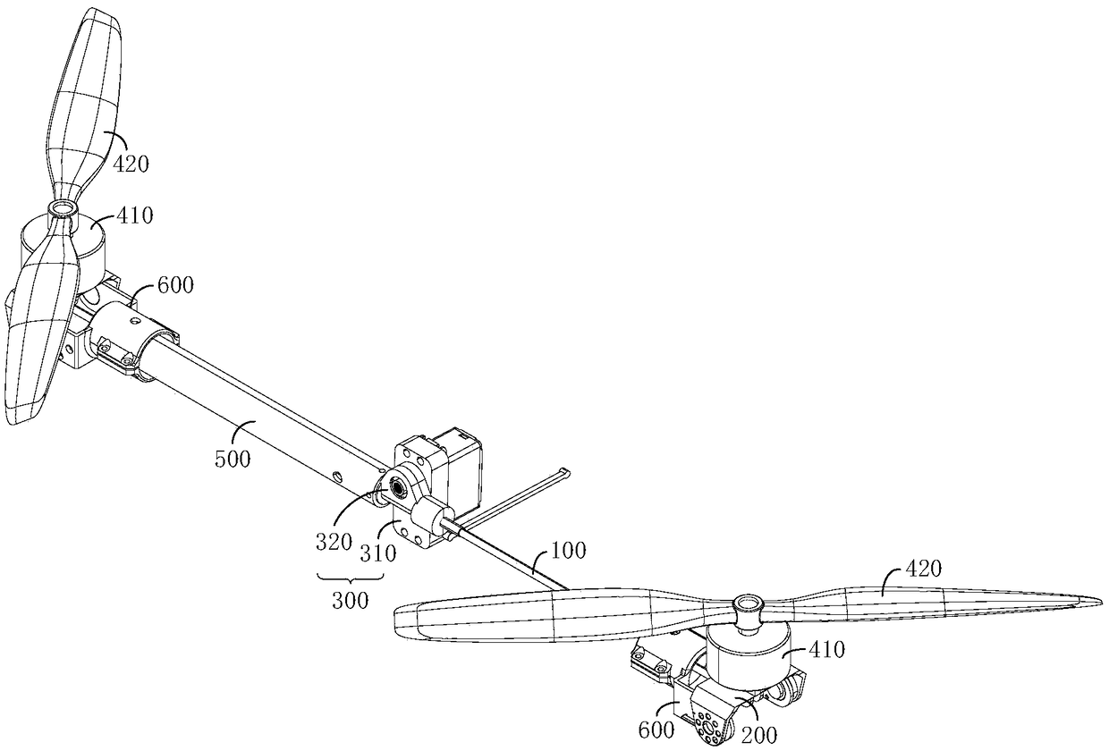 Rotor tilting mechanism and UAV (unmanned aerial vehicle)