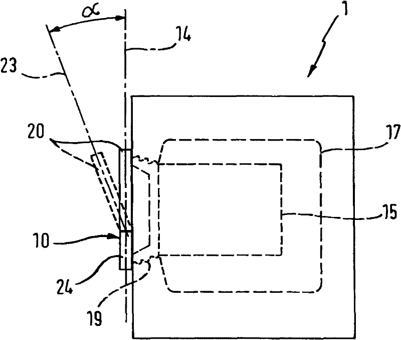 Laundry care device with a horizontally pivoting grip element