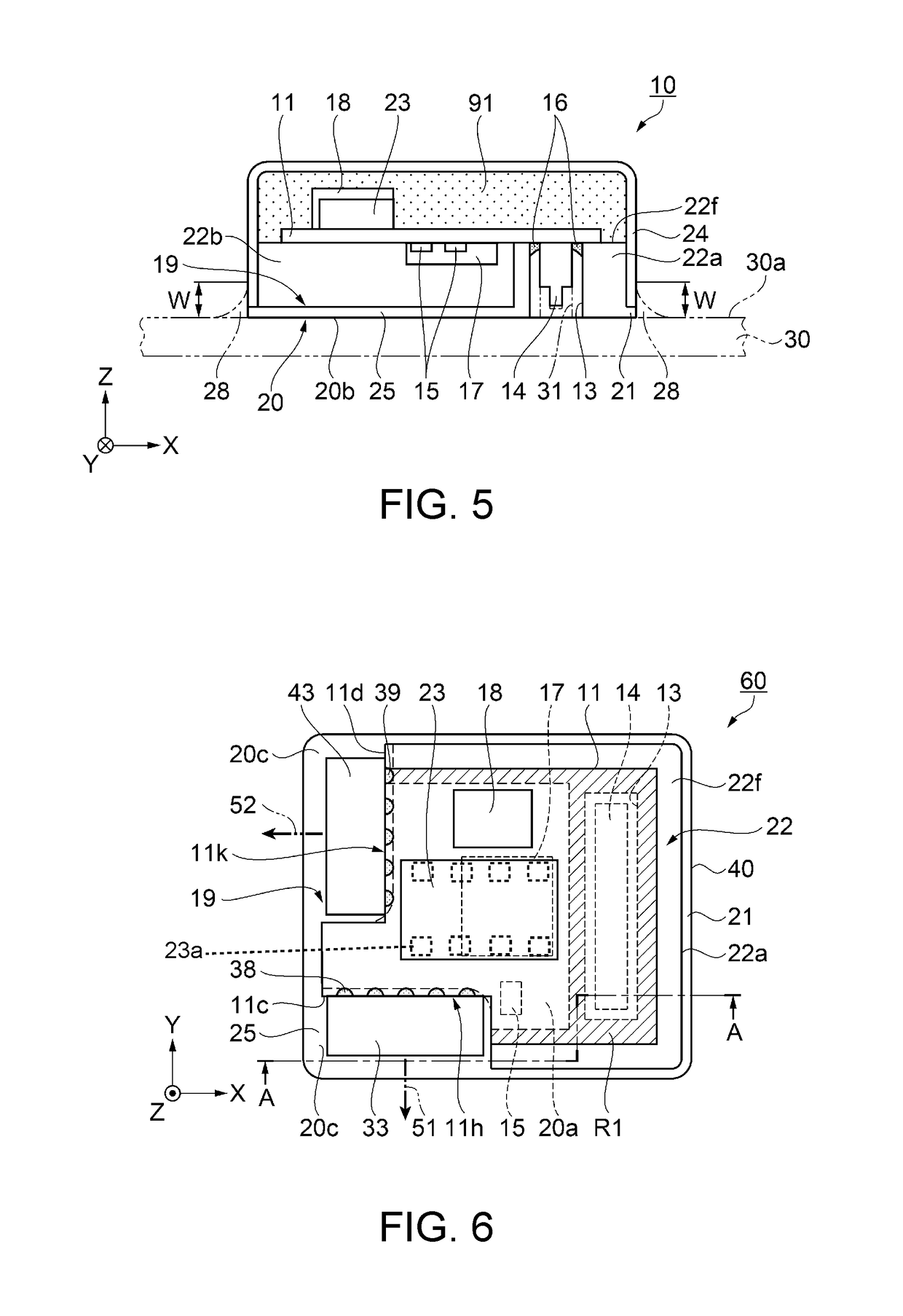 Sensor unit having an adhesive member connected to an outer edge of a sensor device and placed continuously in an area overlapping a sensor device