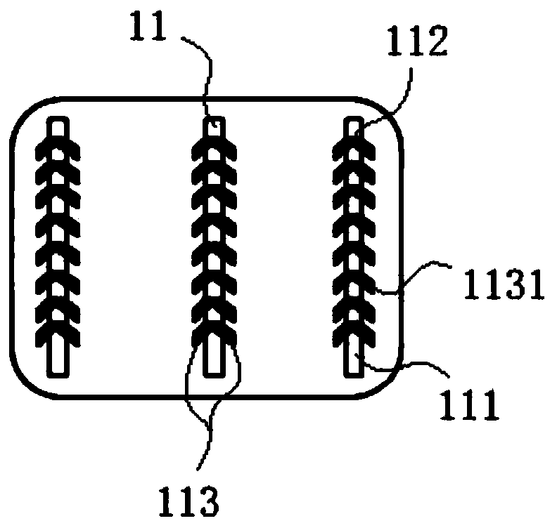 Auxiliary dust collection structure for particle treatment before filtration