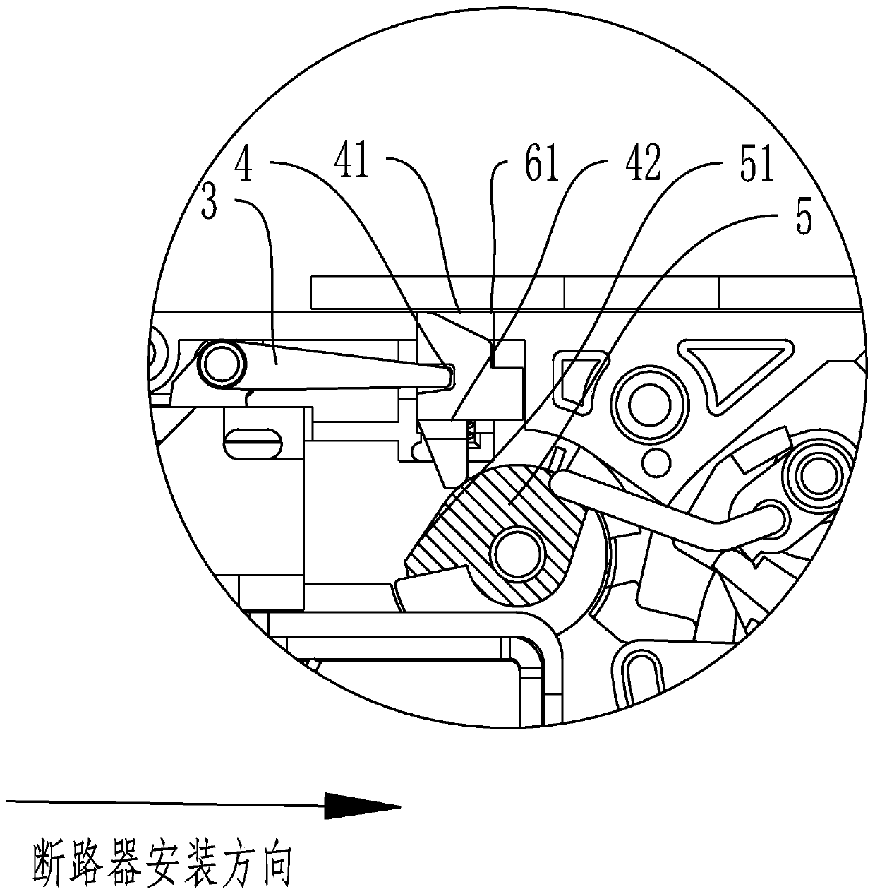 Plug-in circuit breaker