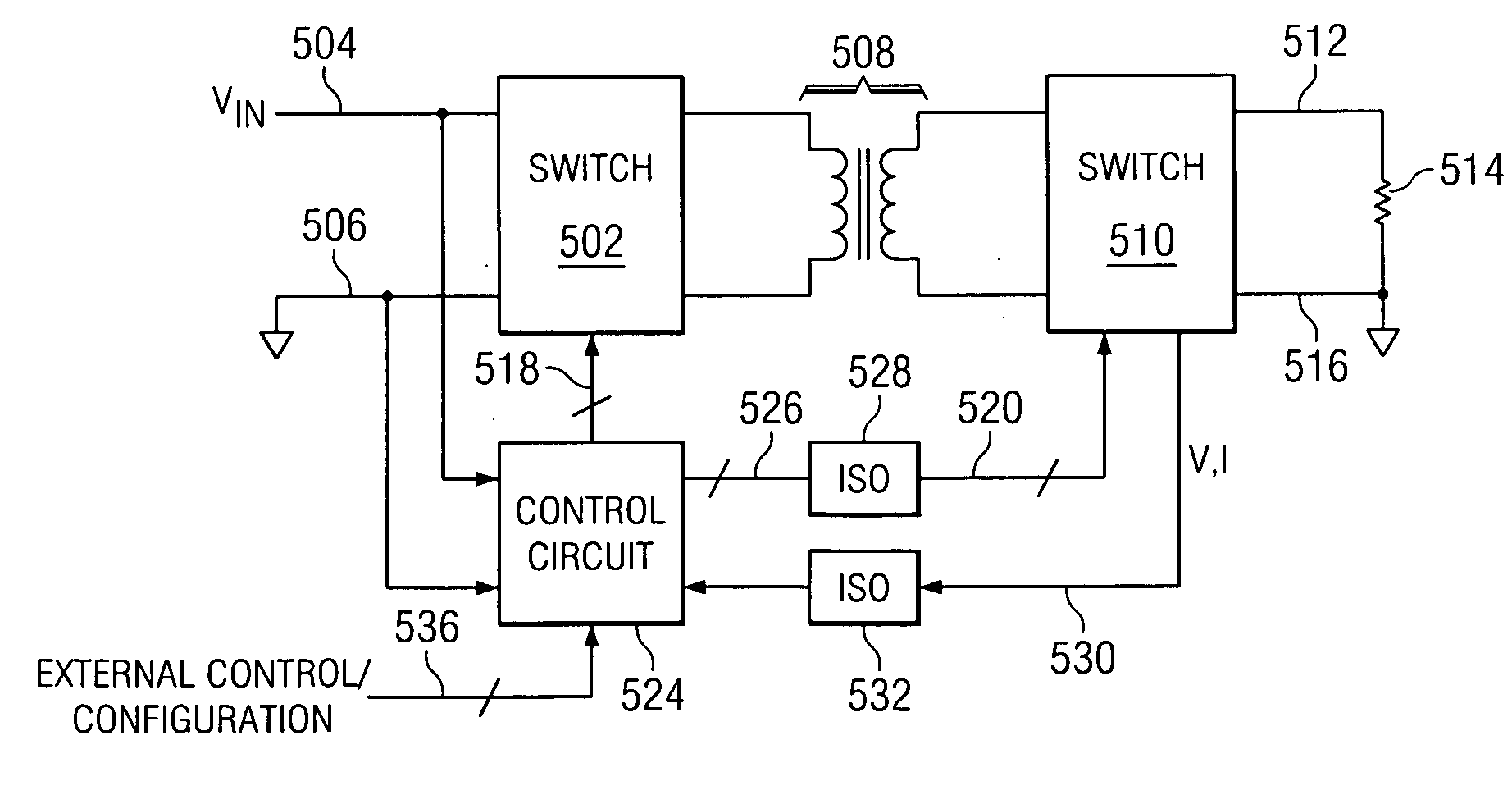 RF isolator for isolating voltage sensing and gate drivers