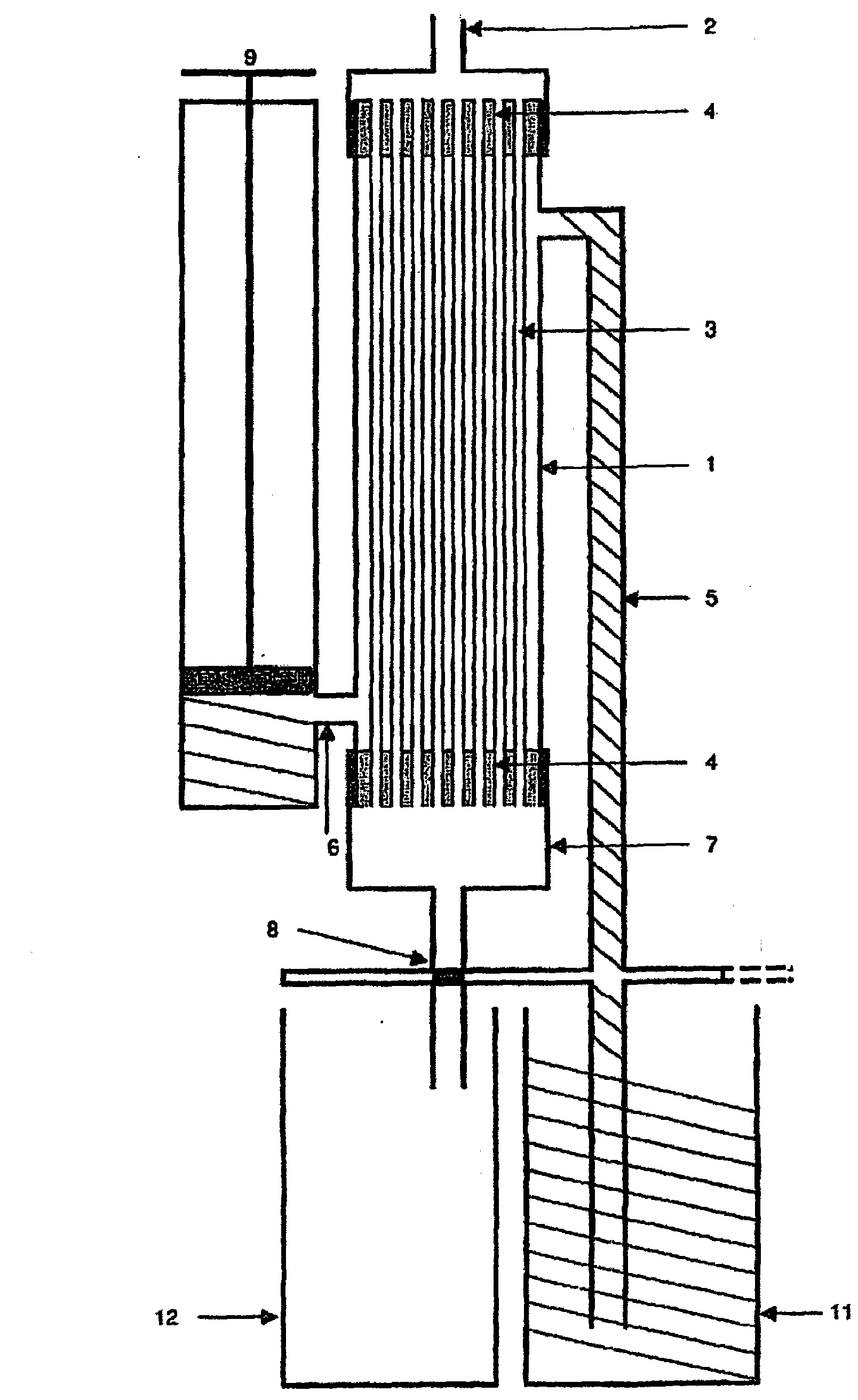 Device for filtration of contaminated water
