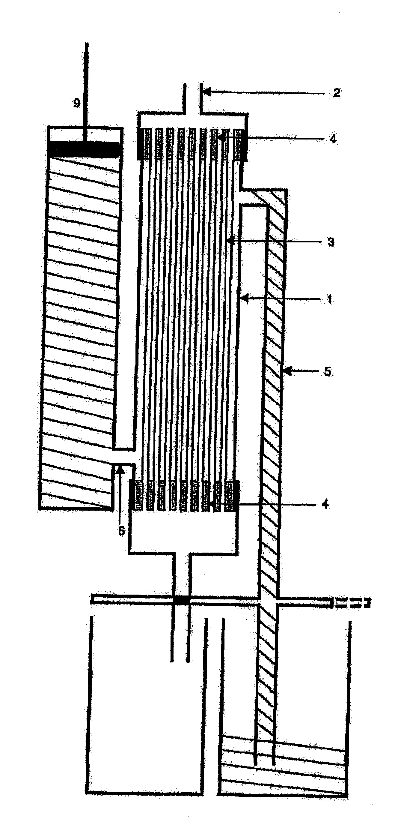 Device for filtration of contaminated water
