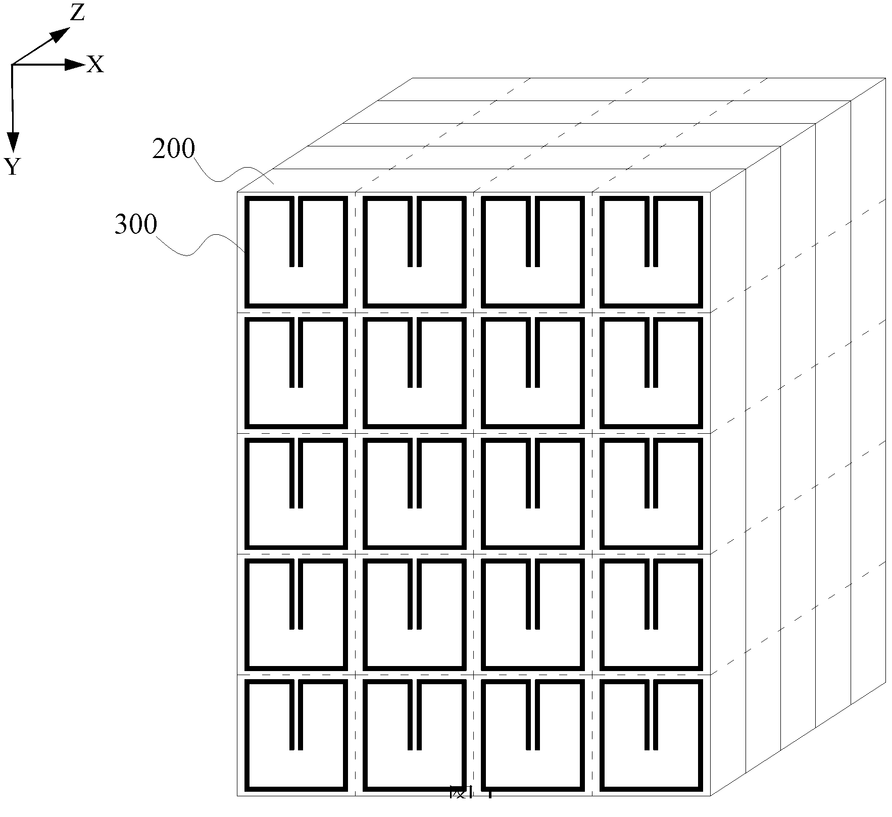 Negative-magnetic-permeability meta-material