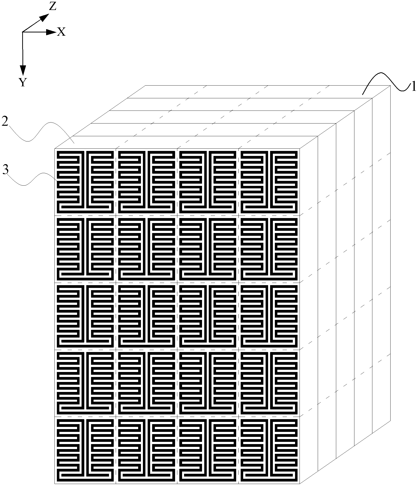 Negative-magnetic-permeability meta-material