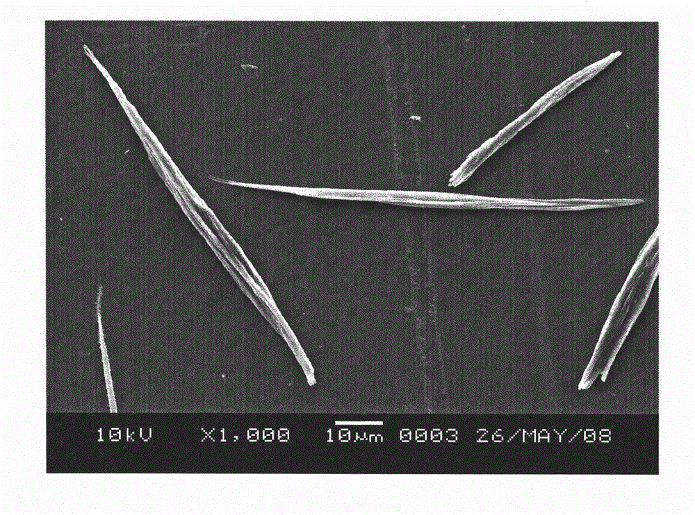 Method for separating and extracting fibrillar structure body in natural keratin fiber with organic acid solvent