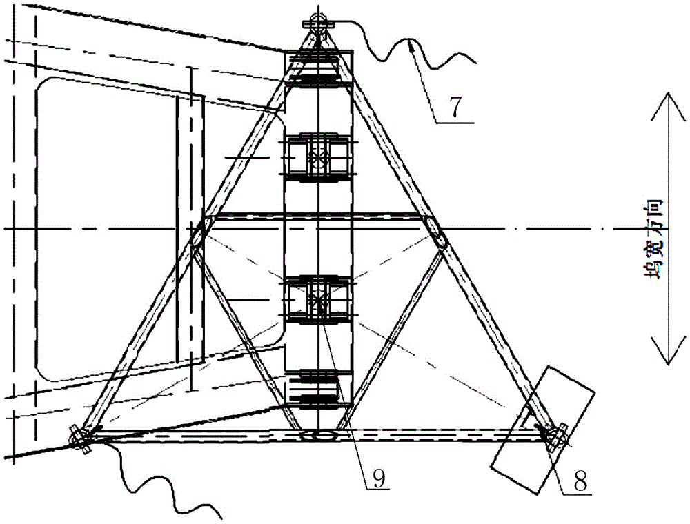Method for carrying out pile leg connection by utilizing 3000t floating crane