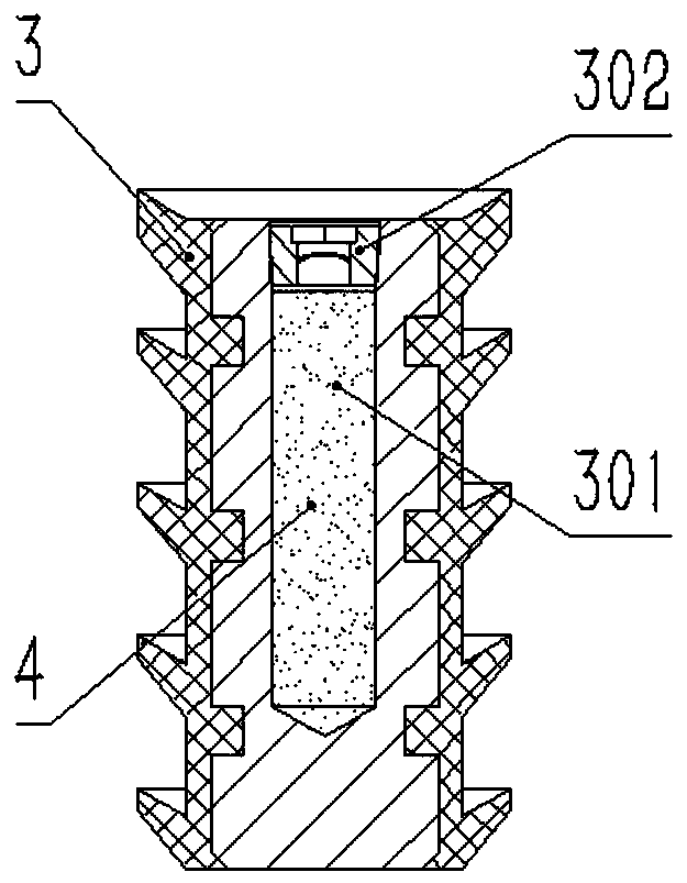 Controllable dissolution opening device for first section fracturing channel and fracturing sectional operation construction process
