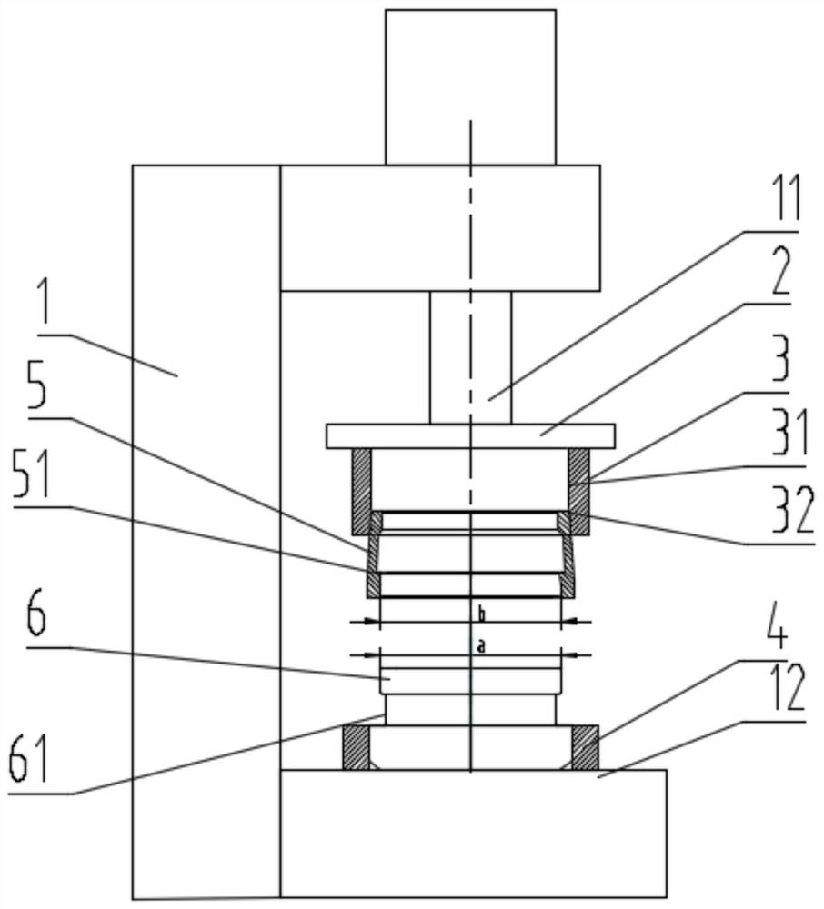 Concentric drilling tool hole-reaming sleeve component assembling tool and method