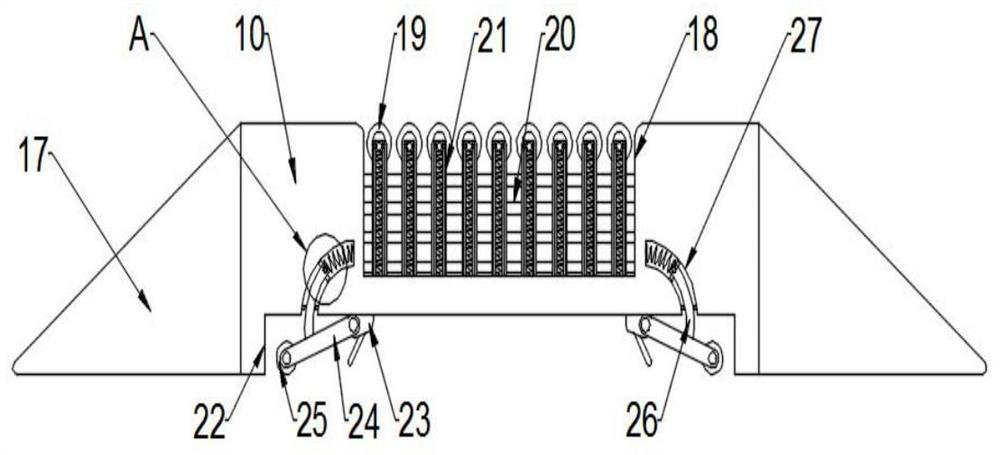 A three-dimensional garage entry and exit system