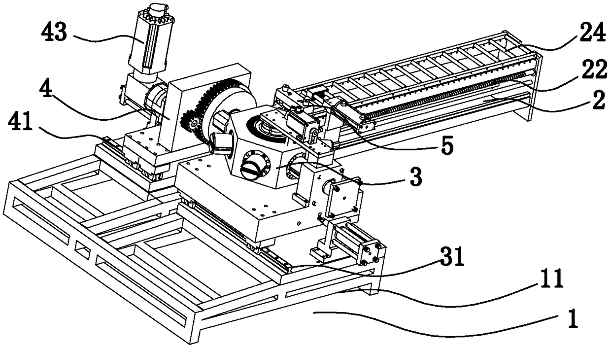 Full-automatic curve bending machining equipment