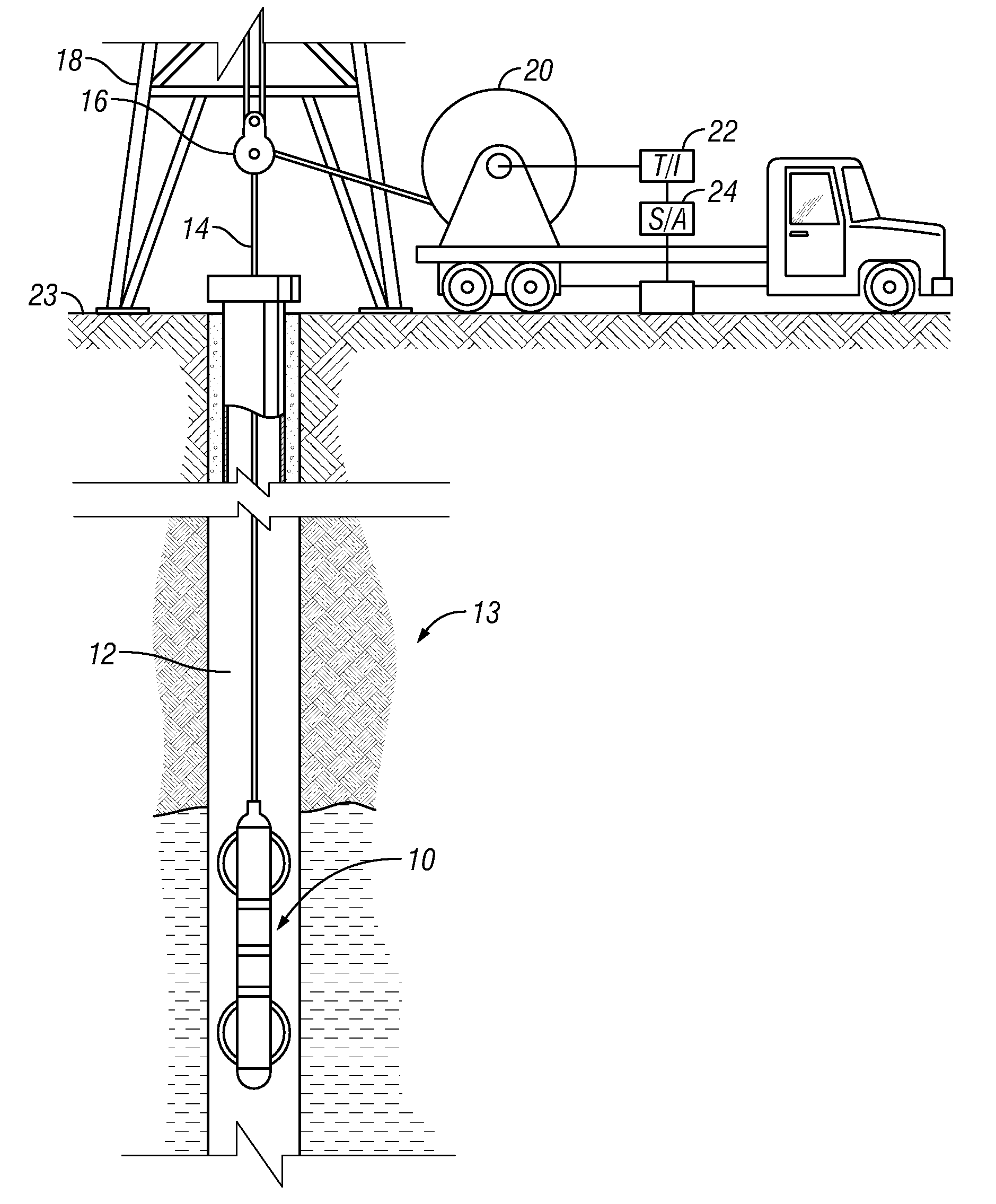 System for measuring stress in downhole tubulars