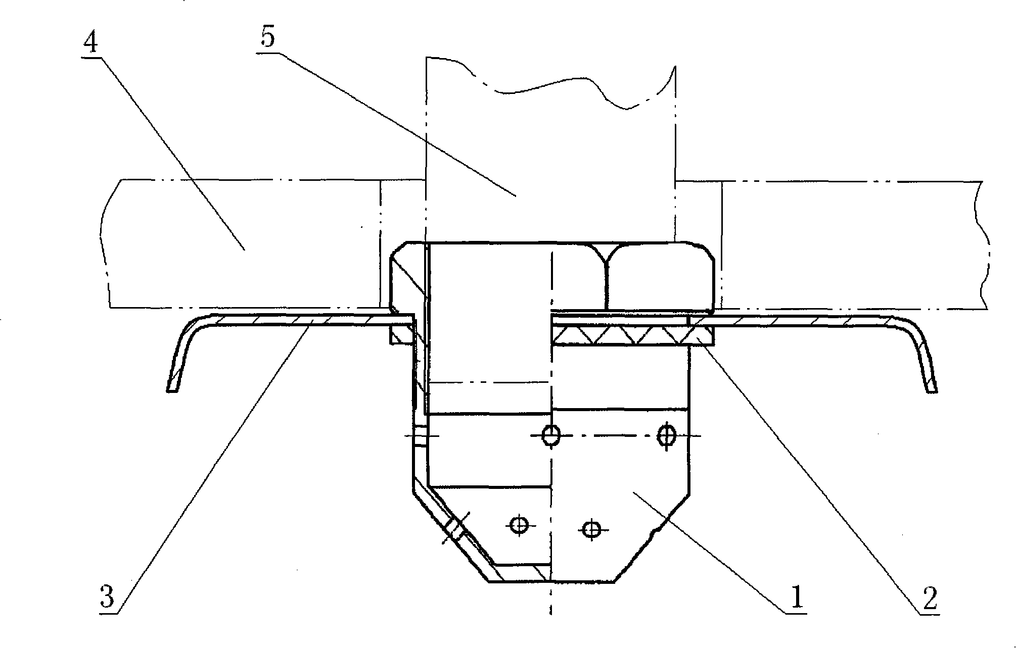 Fire-extinguishing agent nozzle of gas fire-extinguishing system
