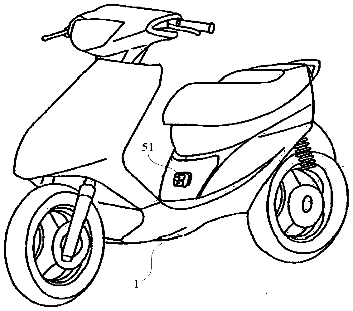 Electric motorcycle alarm method and system