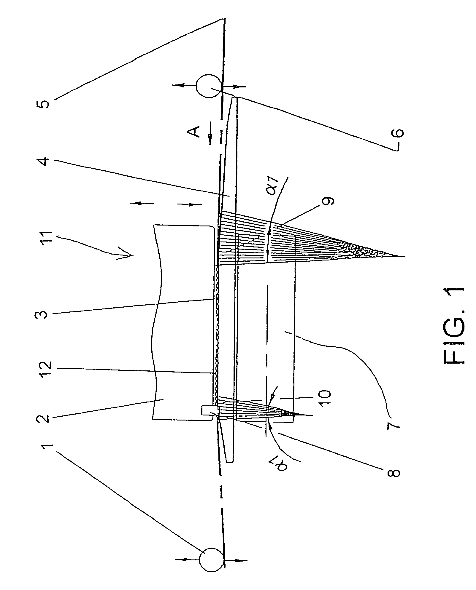 Folding device for printing presses or folders