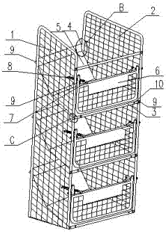 Express sorting cage