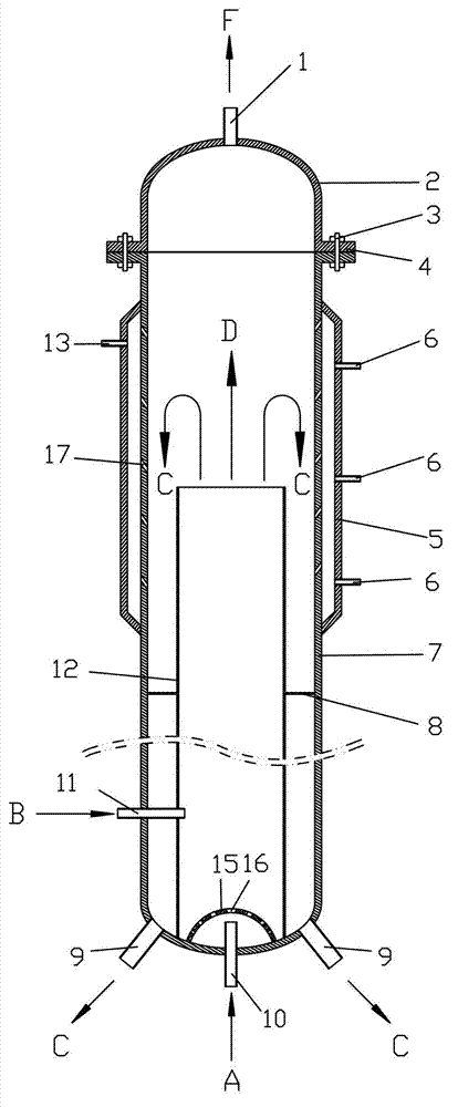 Supercritical water treatment device and method