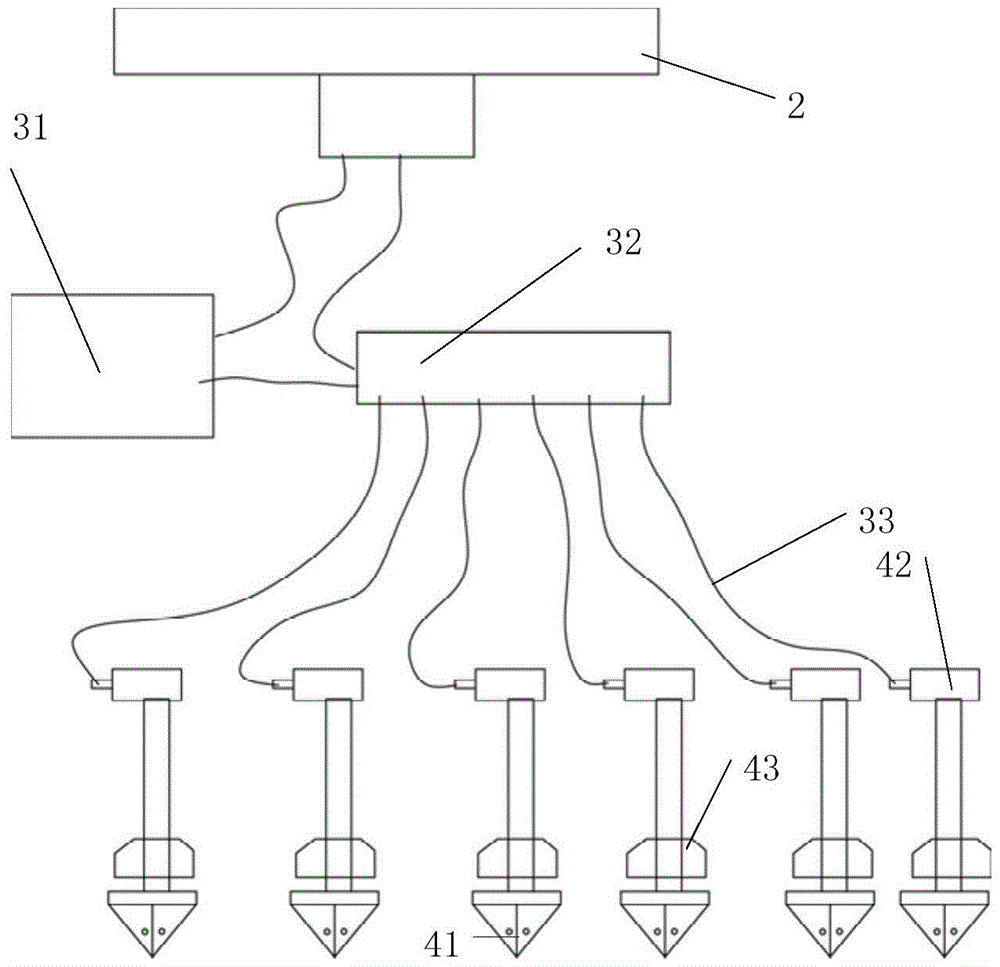 Soil application device based on laser positioning and method