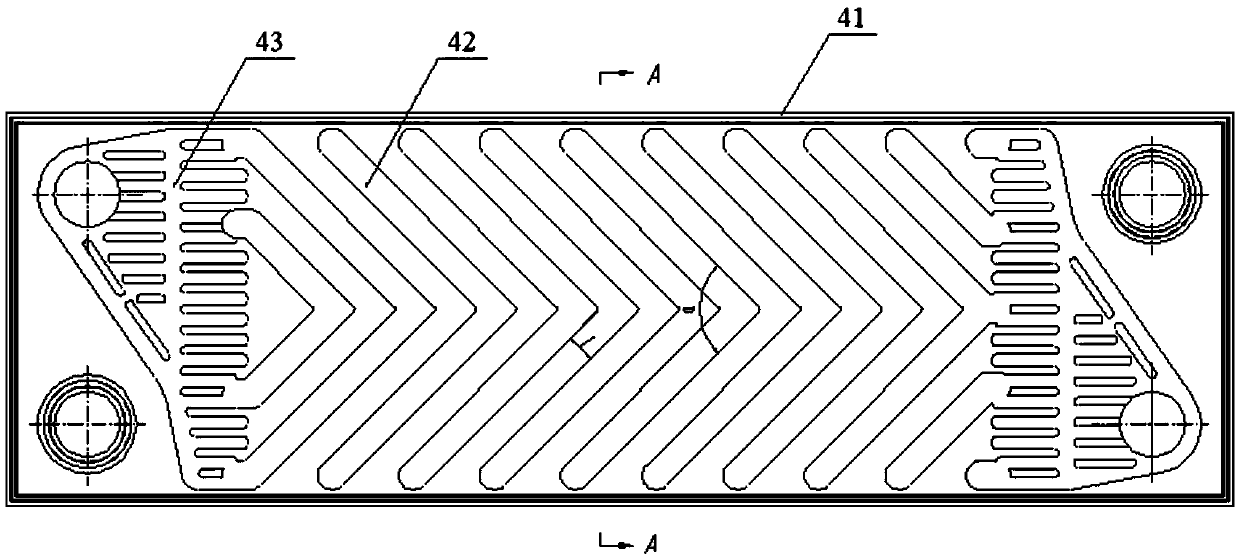 Novel graphite corrugated heat exchange plate heat exchanger