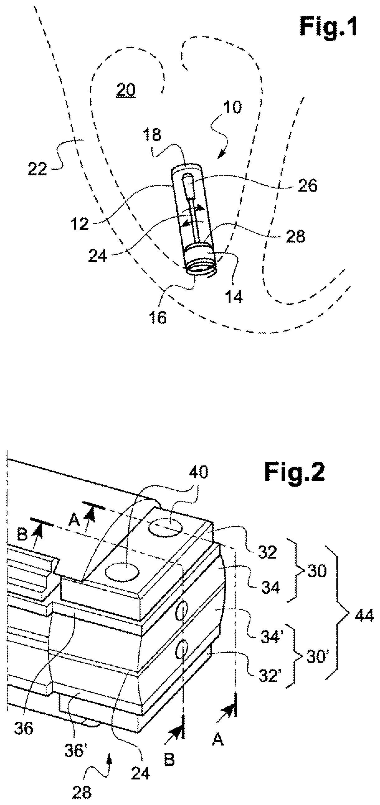 Autonomous cardiac implant of the leadless capsule type, including a piezoelectric beam energy harvester