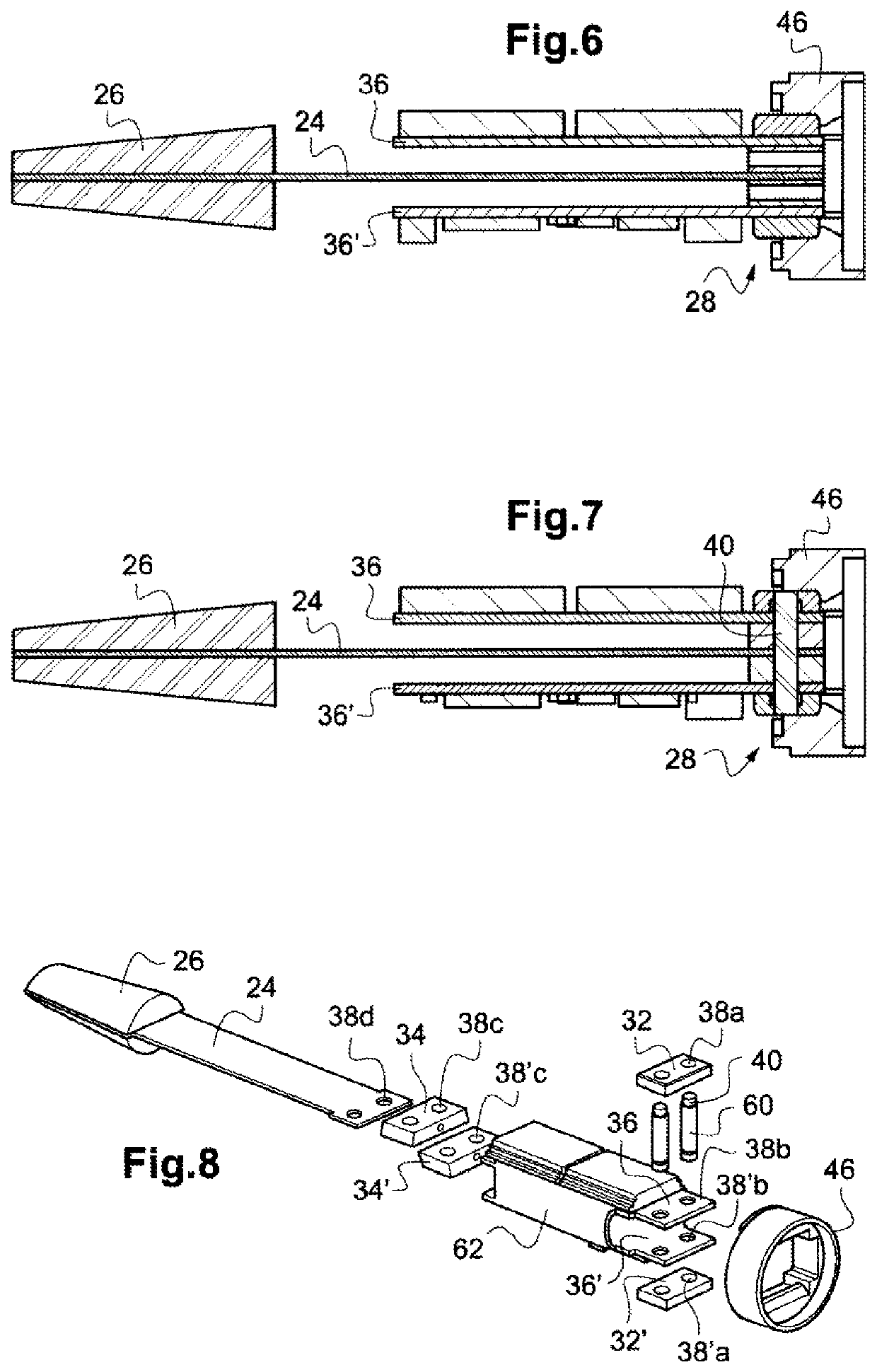 Autonomous cardiac implant of the leadless capsule type, including a piezoelectric beam energy harvester