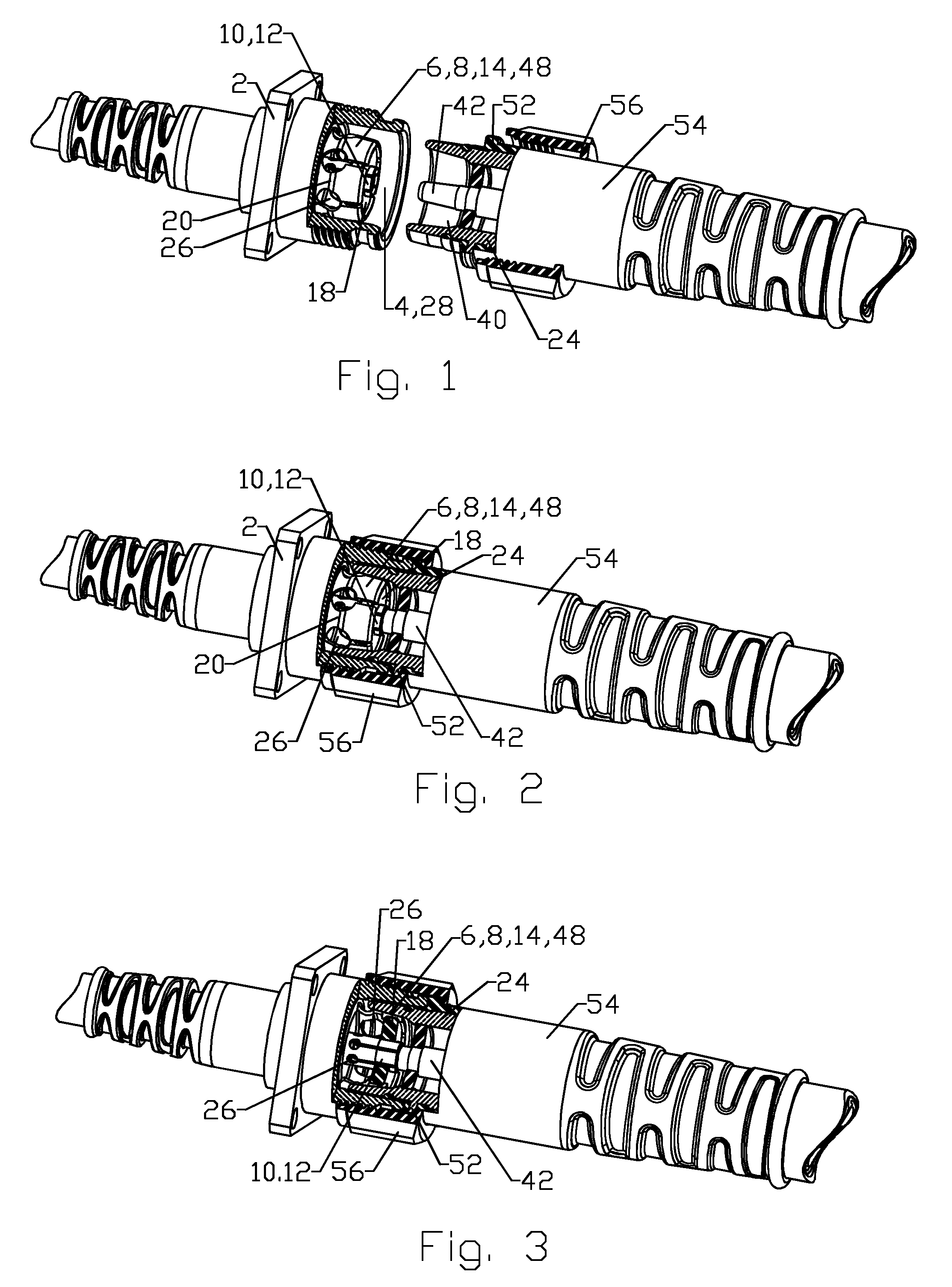 Resilient coaxial connector interface and method of manufacture
