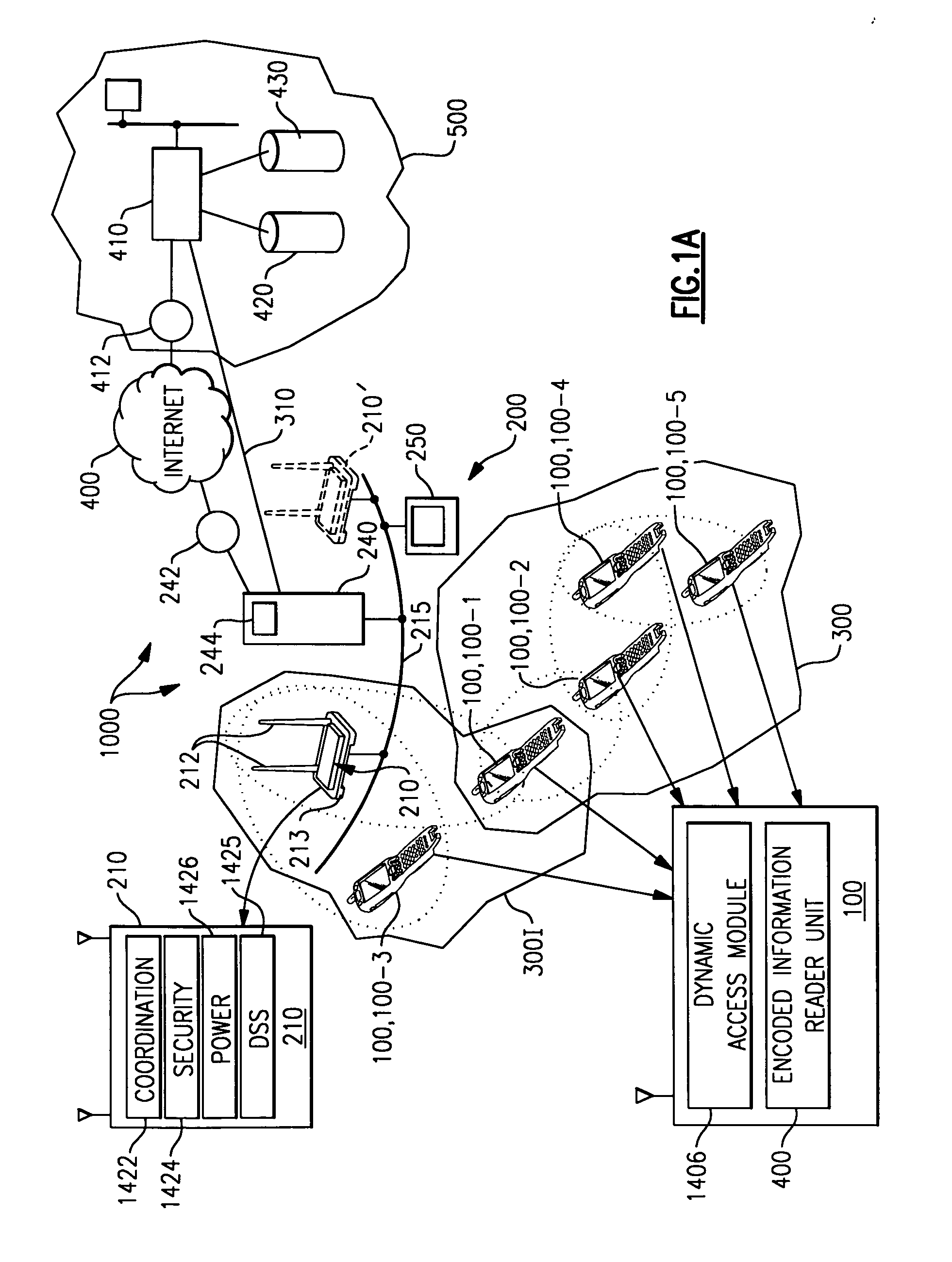 Data collection device having dynamic access to multiple wireless networks