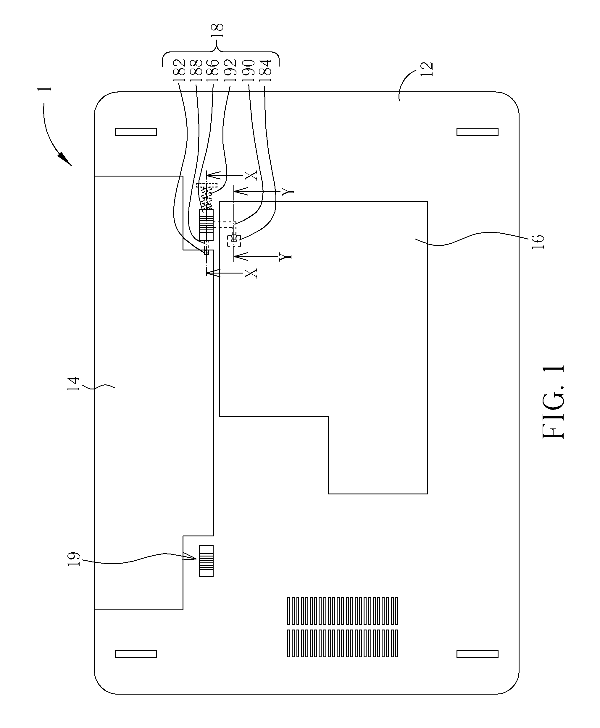 Casing structure for portable electronic apparatus and locking mechanism thereof