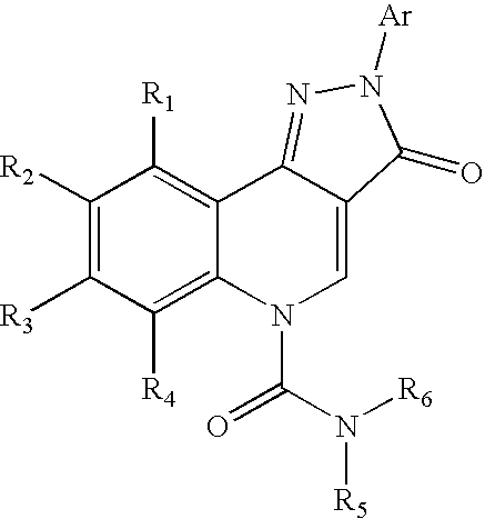 Therapeutic pyrazoloquinoline urea derivatives