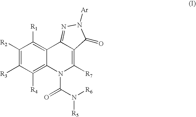 Therapeutic pyrazoloquinoline urea derivatives