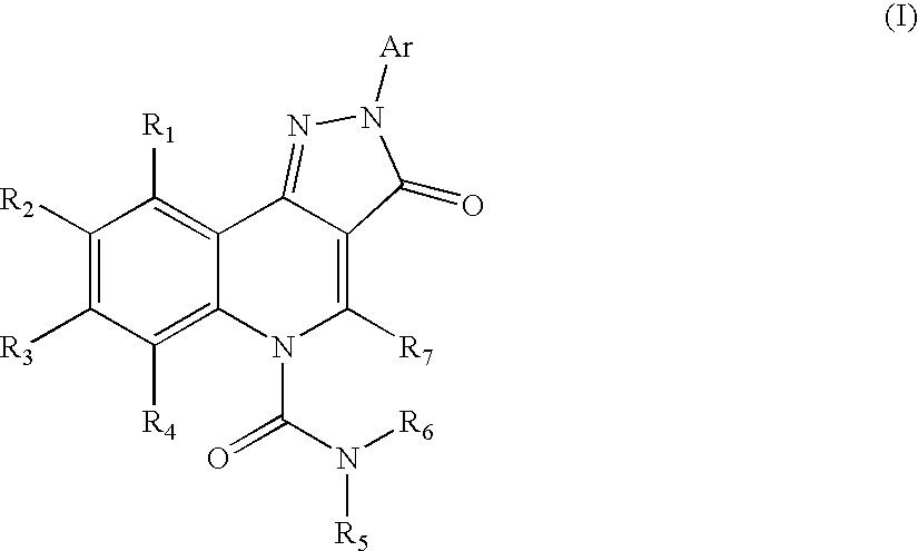 Therapeutic pyrazoloquinoline urea derivatives