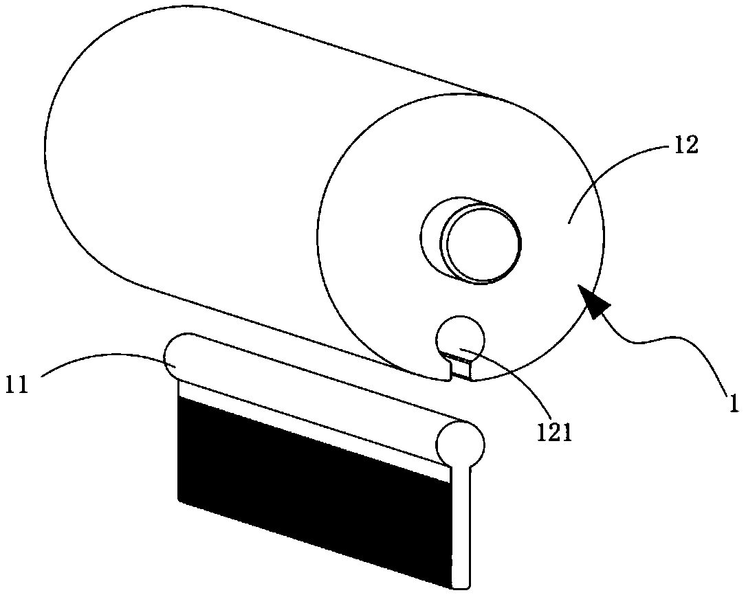 A dust-removing composite cloth roller with self-cleaning function