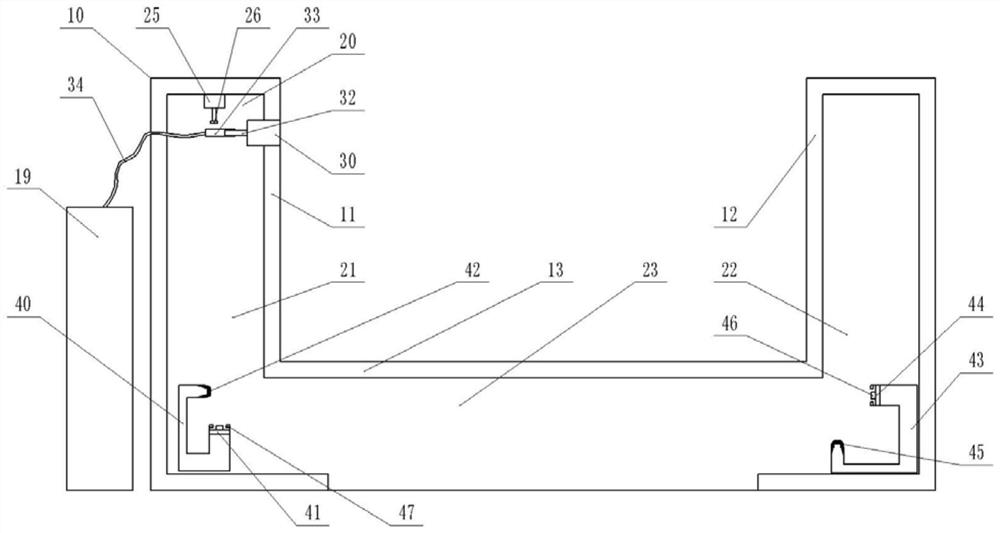 Feed trough cleaning equipment