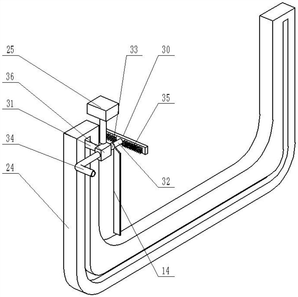 Feed trough cleaning equipment